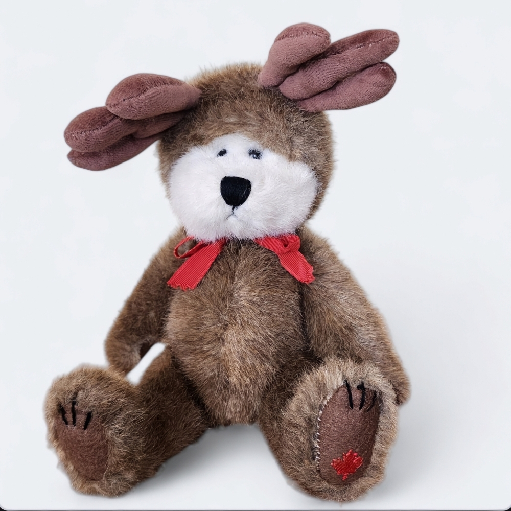 Vintage 90s Boyds Bear Plush Ewell Manitoba Mooselman Canadian Collectible 11"